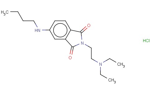 4-BUTYLAMINO-N-(2-(DIETHYLAMINO)ETHYL)PHTHALIMIDE HYDROCHLORIDE
